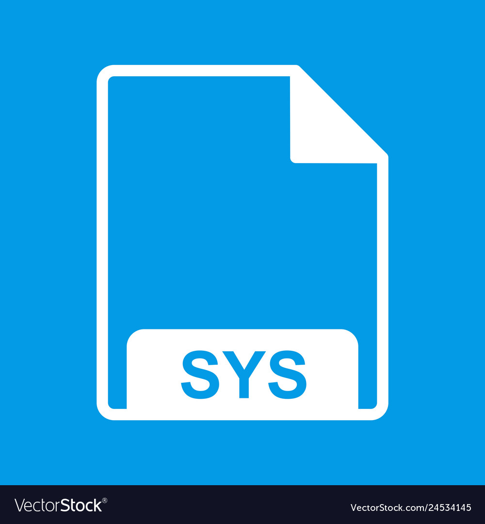 Sys icon Royalty Free Vector Image - VectorStock