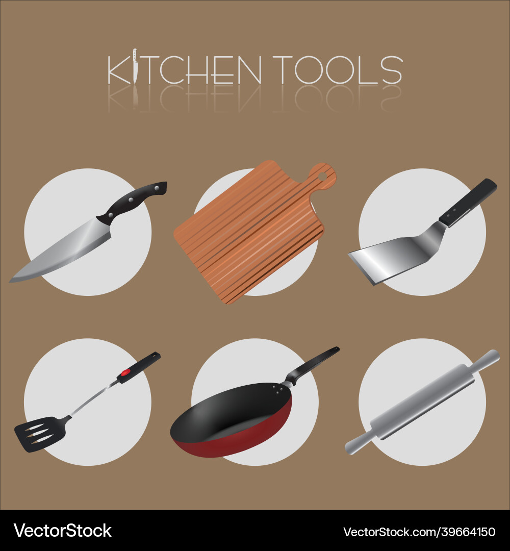 Kitchen tools Royalty Free Vector Image - VectorStock