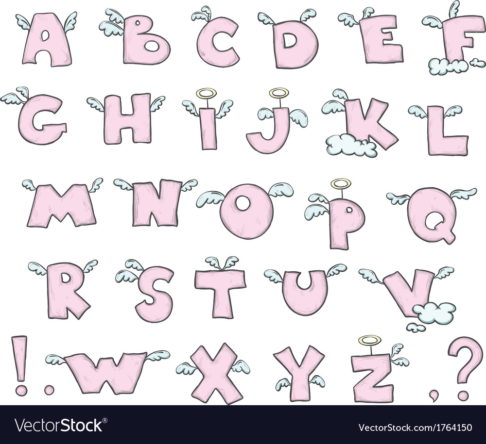 joli lettre alphabet