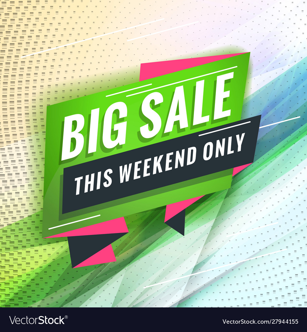 Big sale promotional concept template for banner