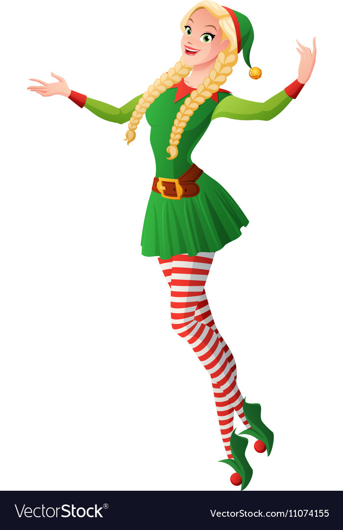 Female christmas sale elf