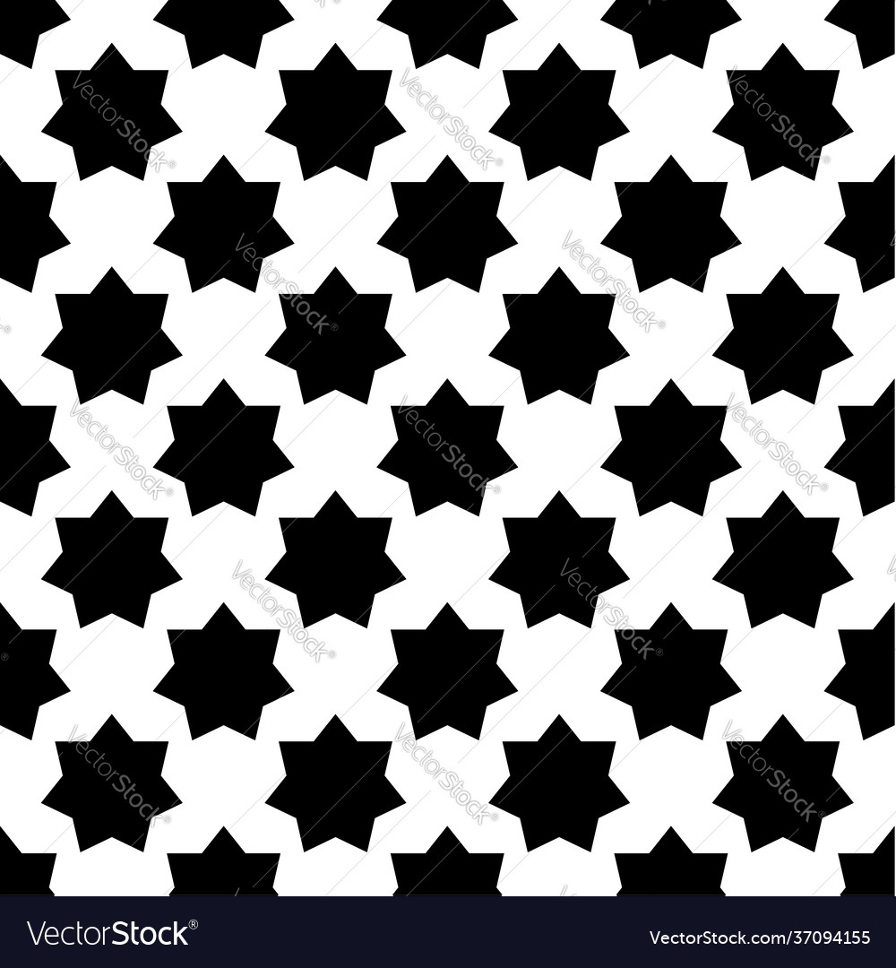 Repeatable seamless star shape pattern