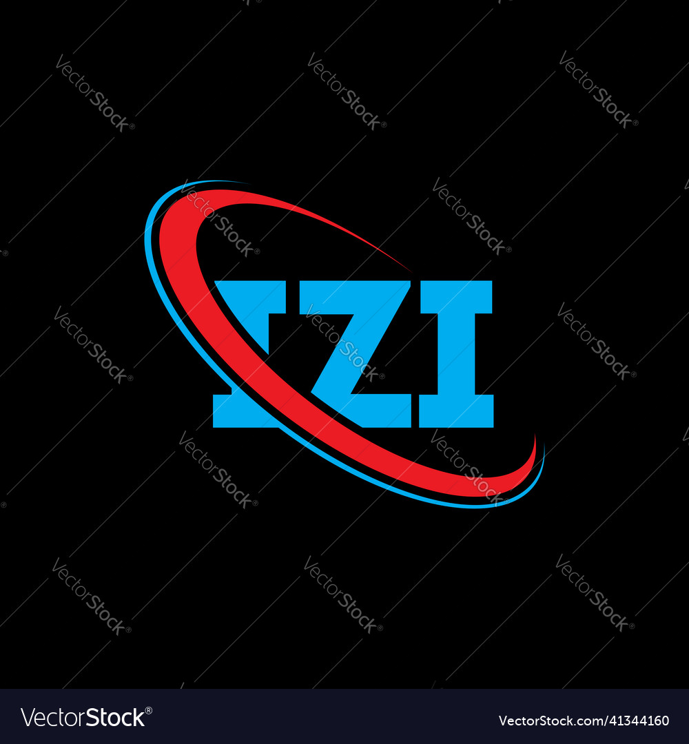 Izi logo letter design Royalty Free Vector Image