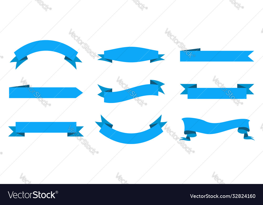 Ribbon and banner design label for sale vintage vector image Ribbon and banner design label for sale vintage