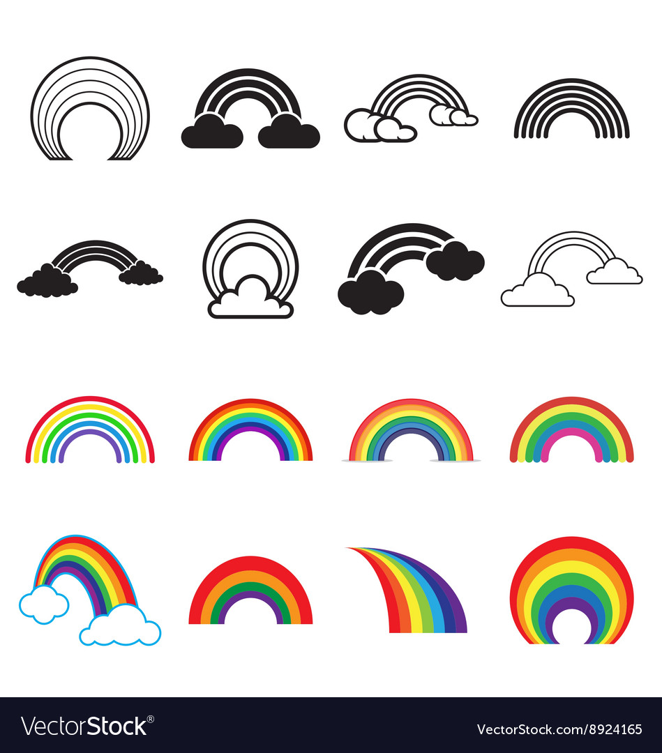 Rainbow icons