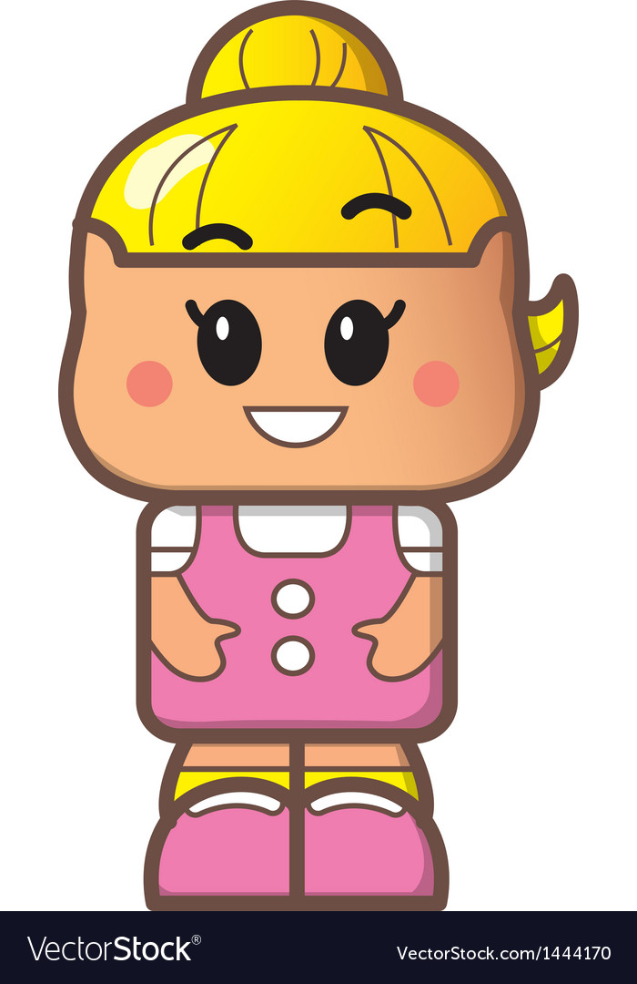 Cute Girl Avatar Royalty Free Vector Image - VectorStock