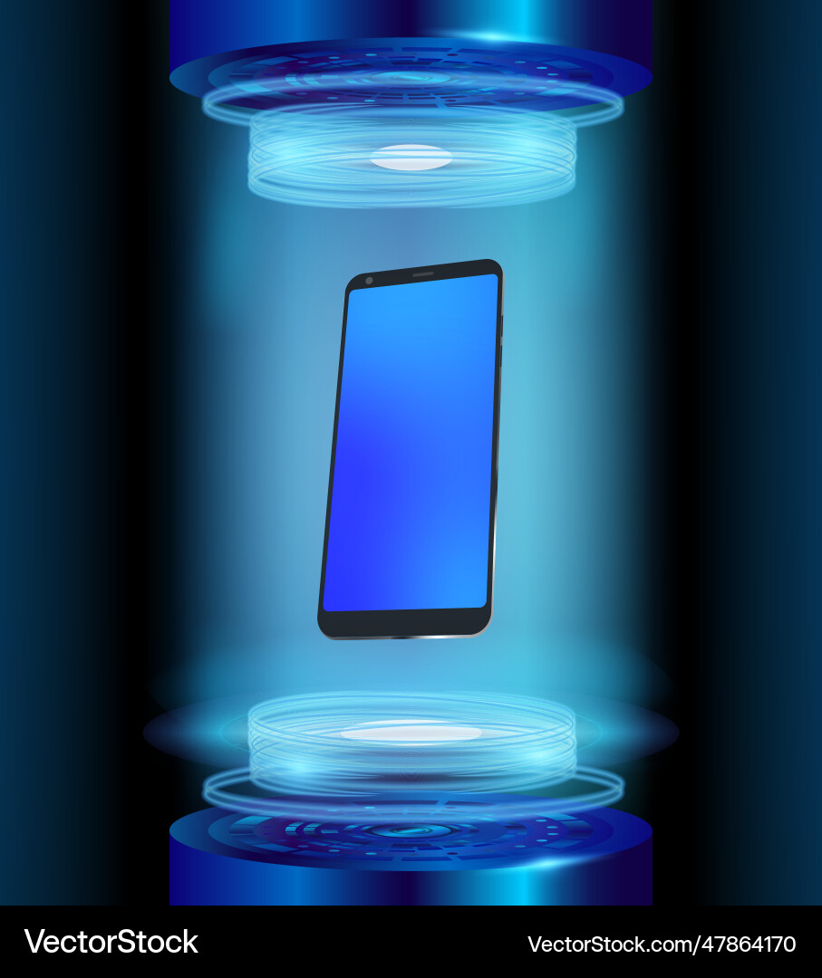 Mobile phone technology Royalty Free Vector Image