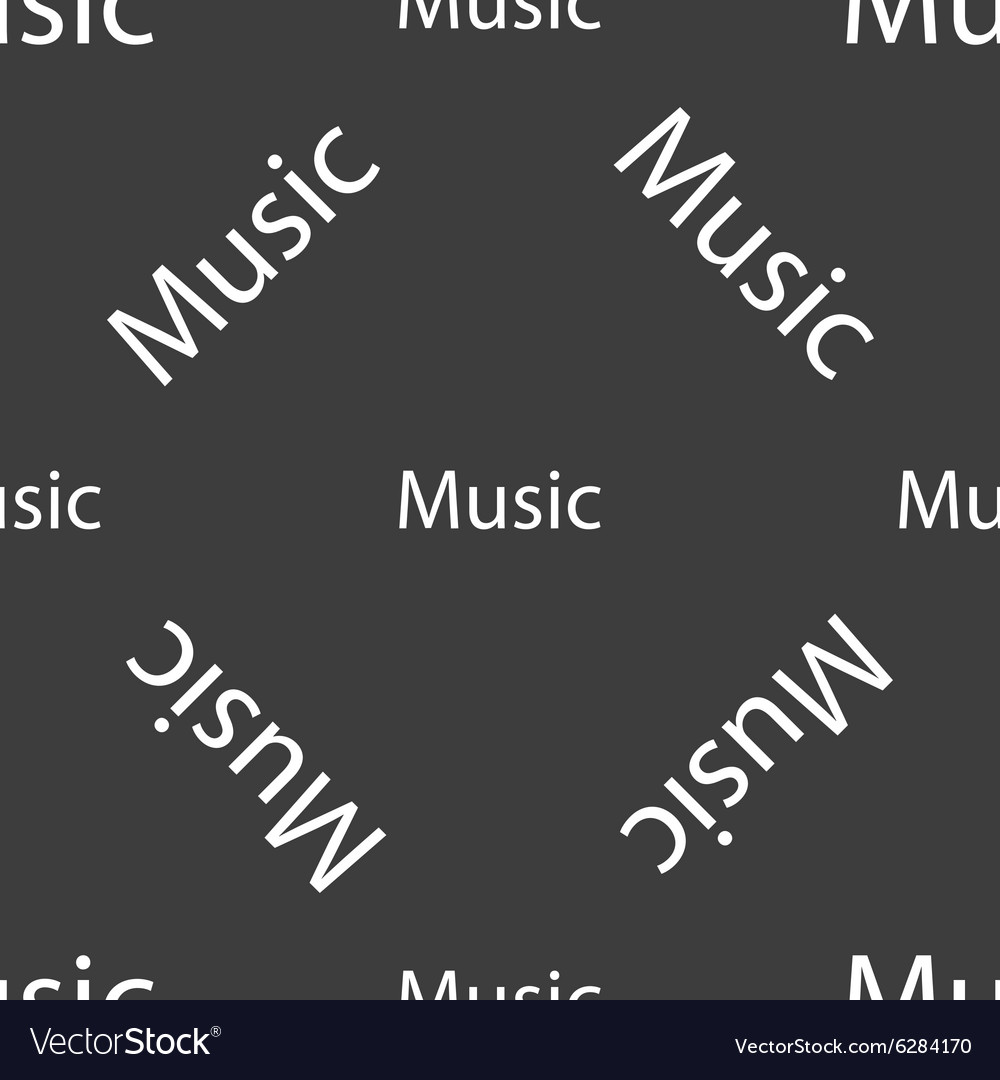 Music sign icon karaoke symbol seamless pattern