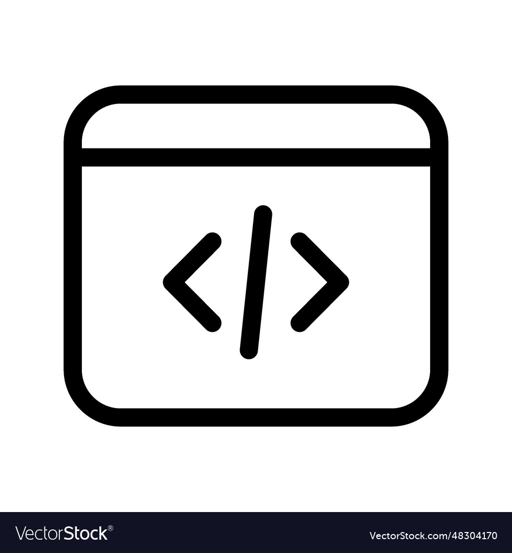 Script icon Royalty Free Vector Image - VectorStock