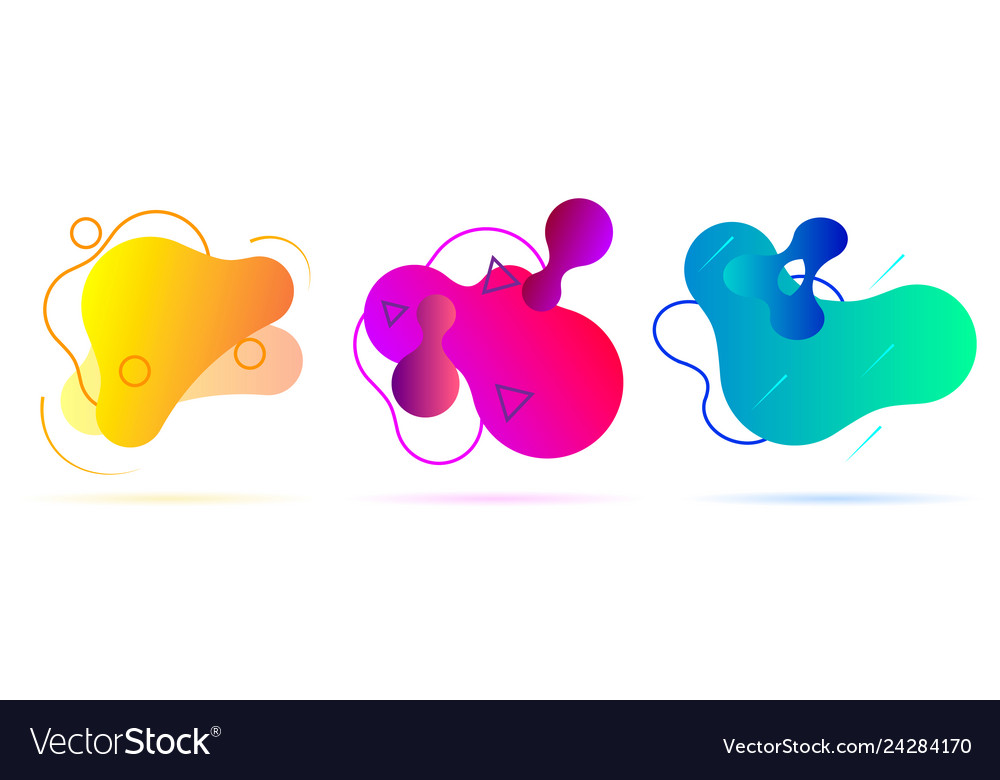 Set of colorful gradient