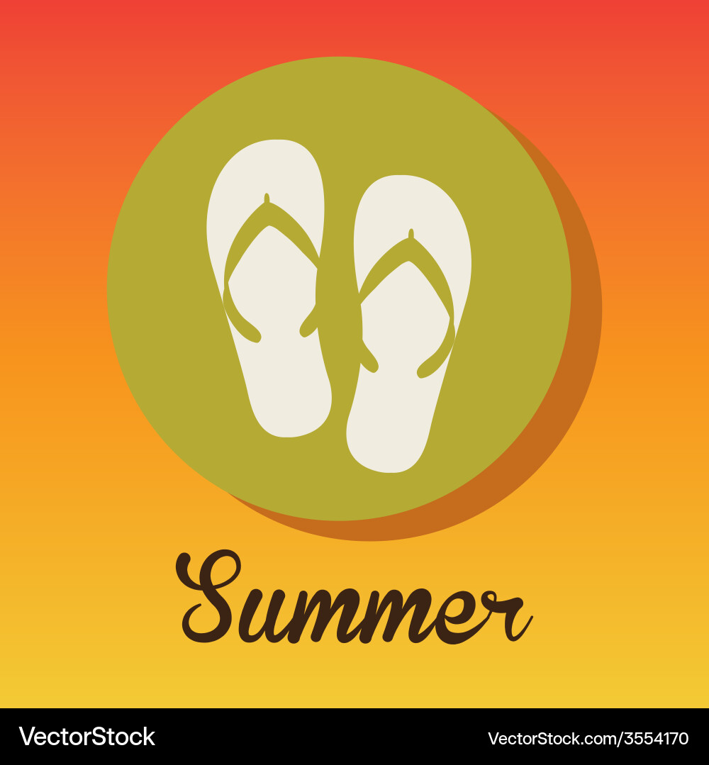 Summer icon Royalty Free Vector Image - VectorStock