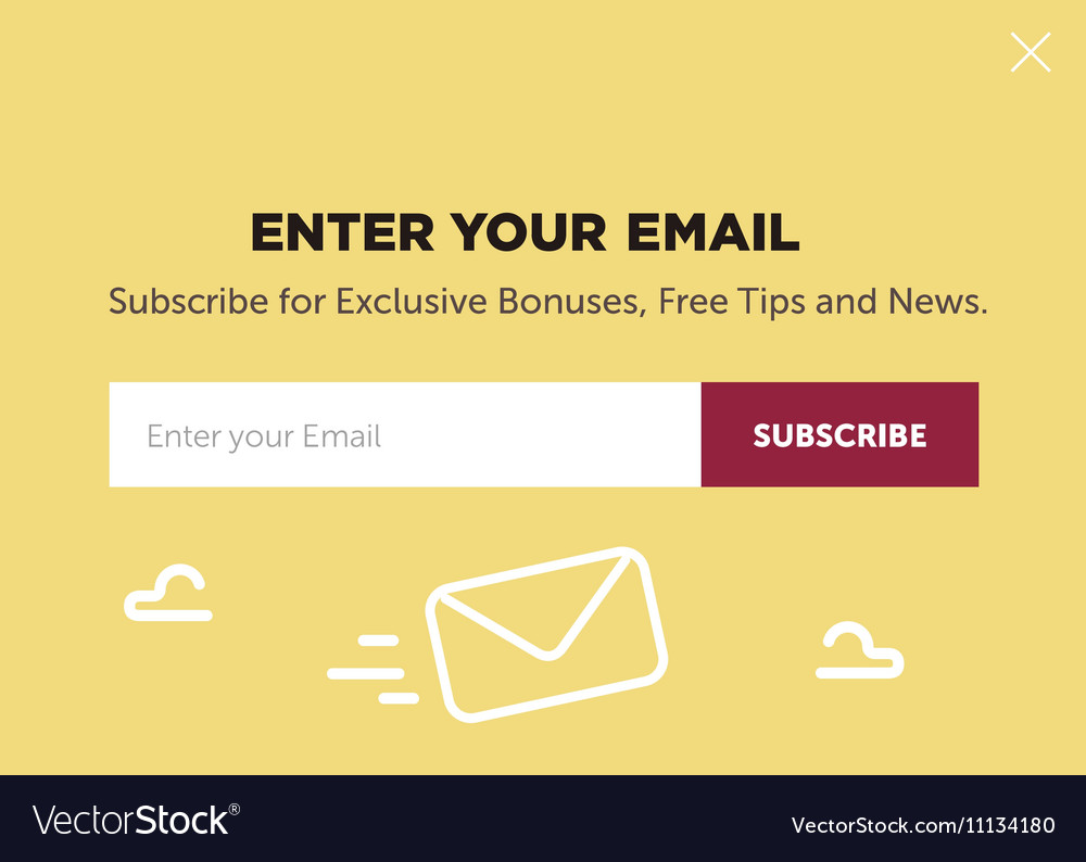 E mail подписка