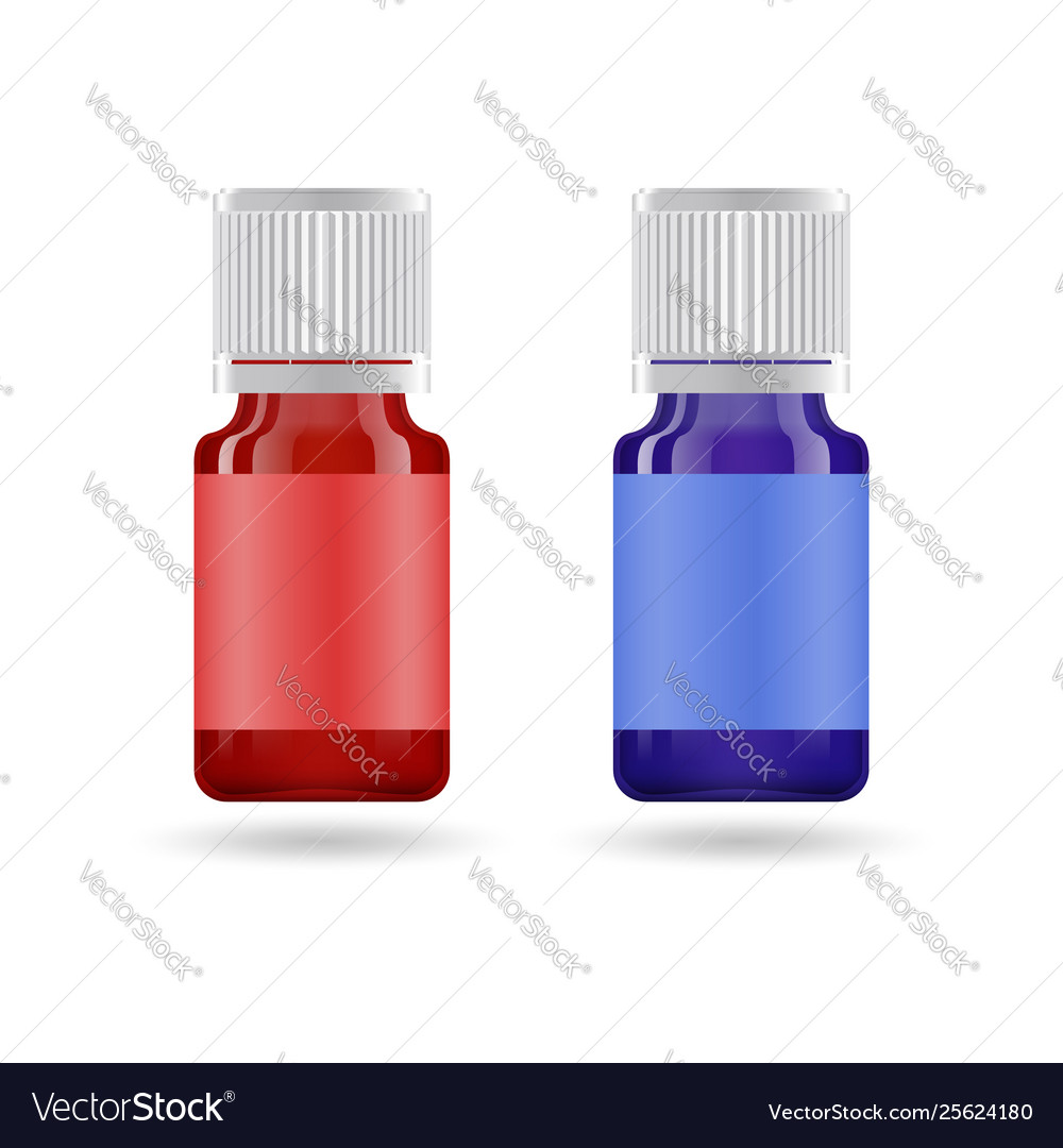 Essential oil in glass jar packaging