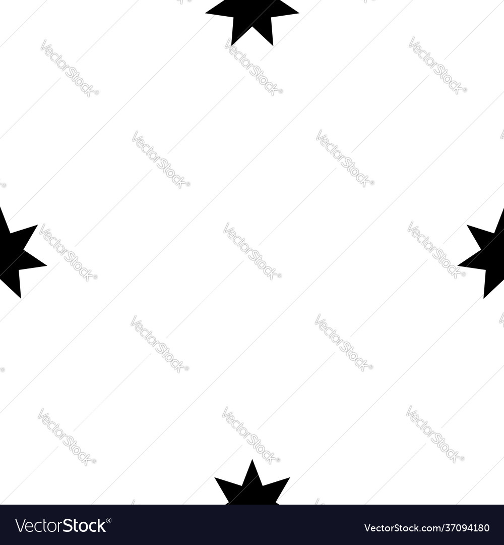 Repeatable seamless star shape pattern