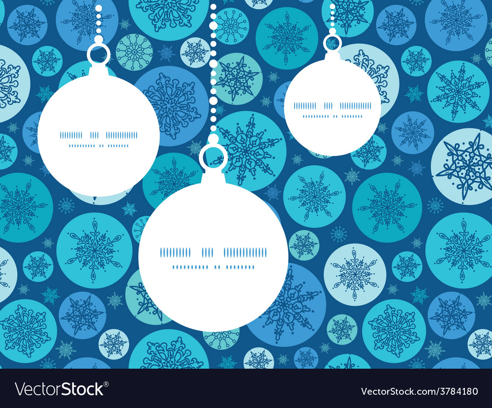 Runde Schneeflocken Weihnachten Schneeflocke