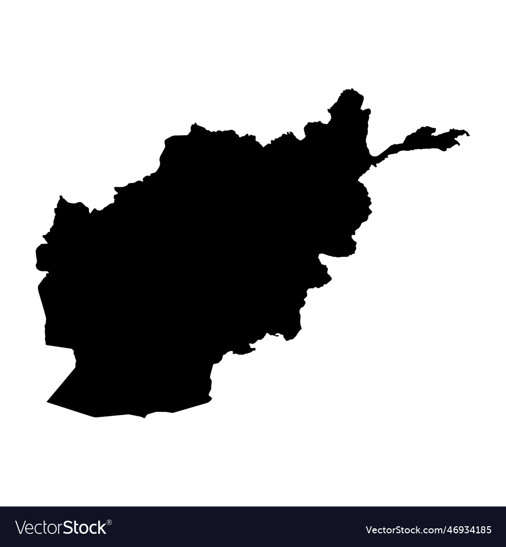 High detailed map afghanistan new 2023 Royalty Free Vector