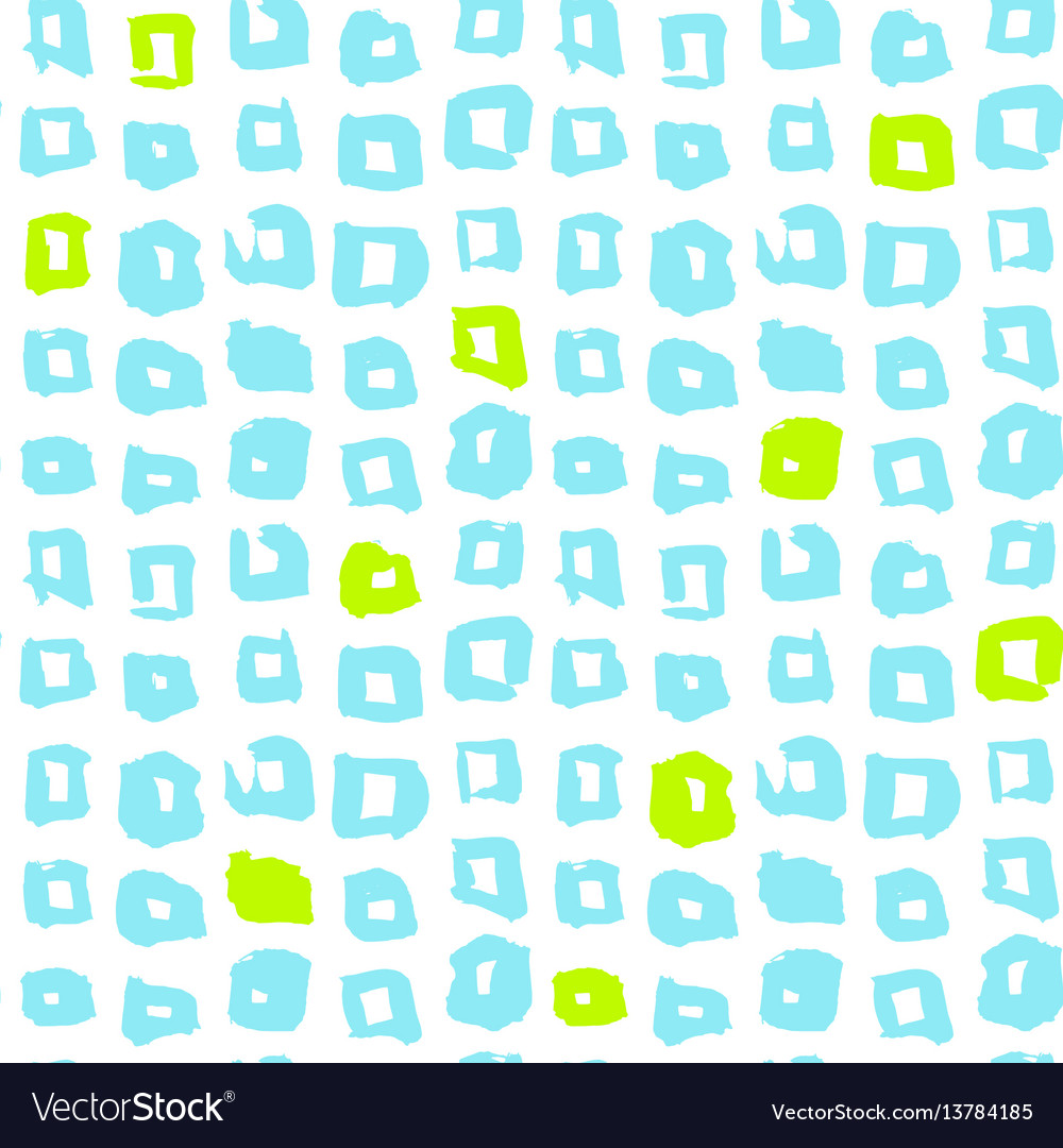 Square funky seamless pattern