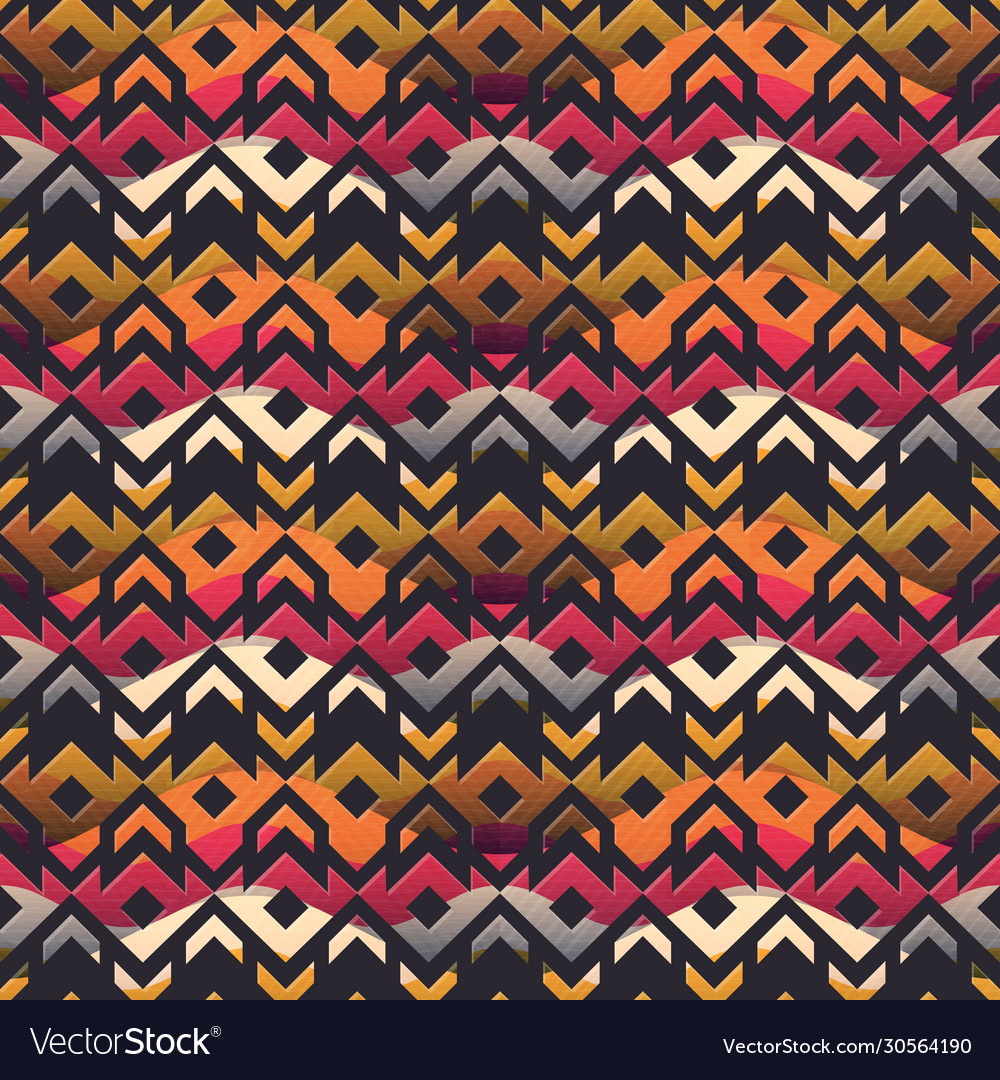 Ancient geometric seamless pattern Royalty Free Vector Image