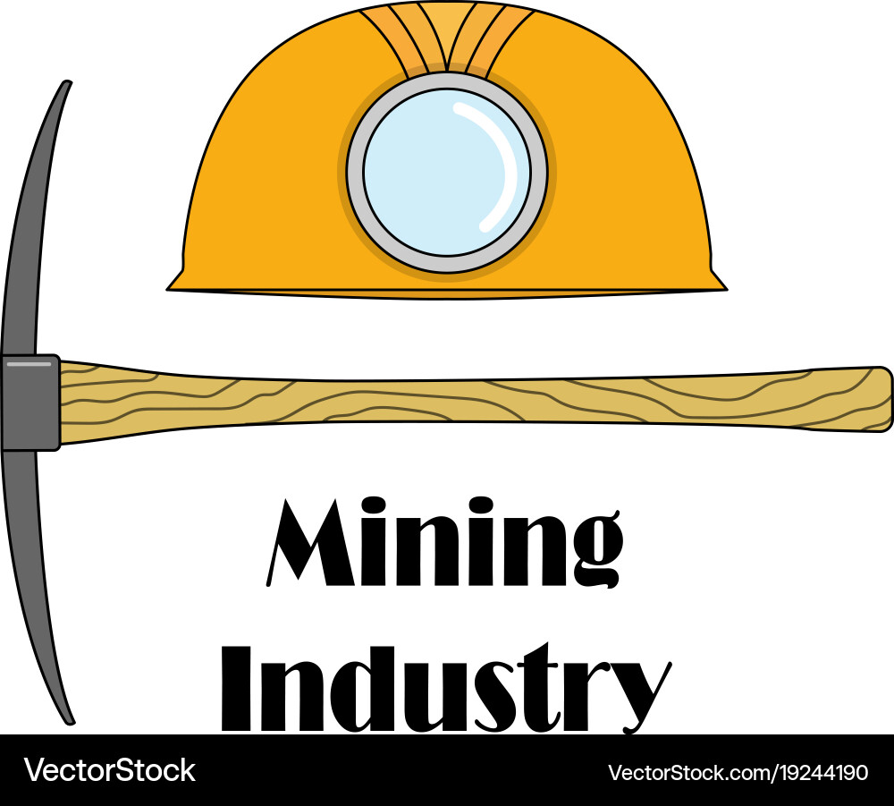 Color for the mining industry Royalty Free Vector Image