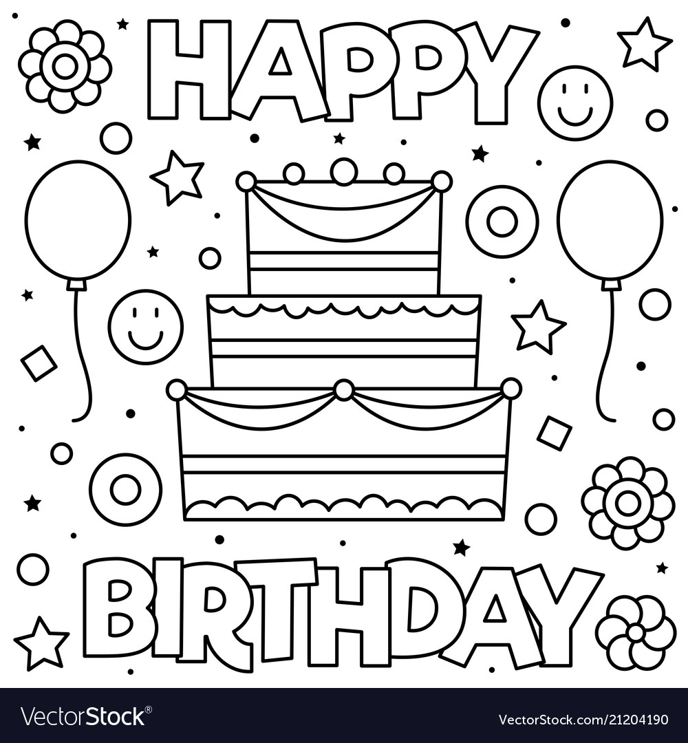 Coloring page Royalty Free Vector Image - VectorStock