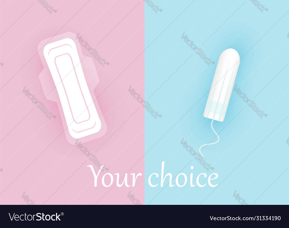 Feminine hygiene composition choice between