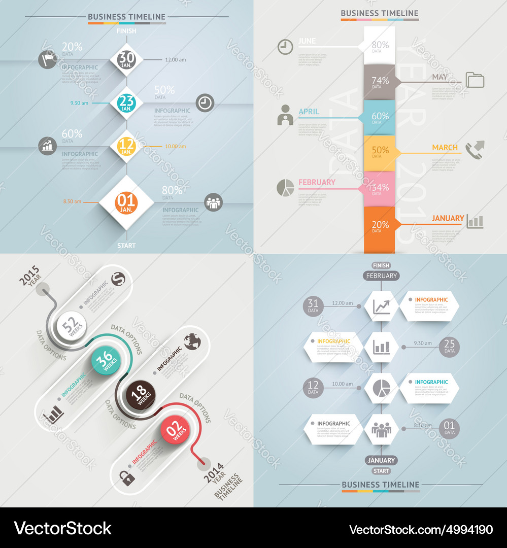Infographic template Royalty Free Vector Image