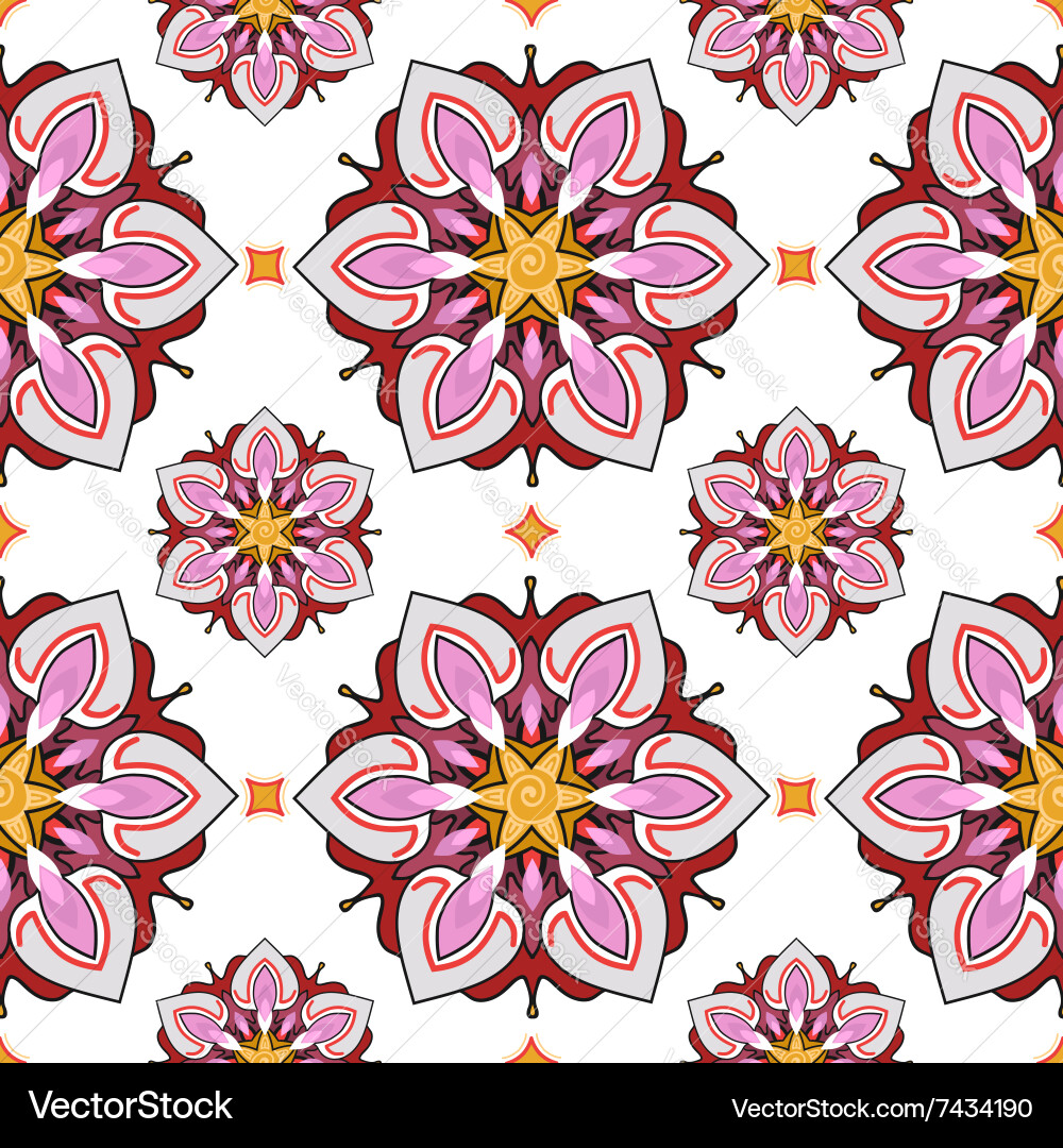 Summer theme seamless pattern Royalty Free Vector Image