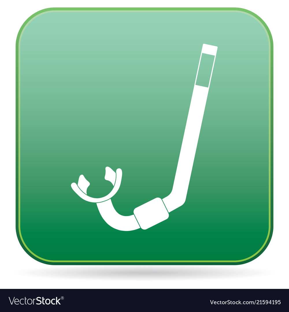 Diving snorkel icon