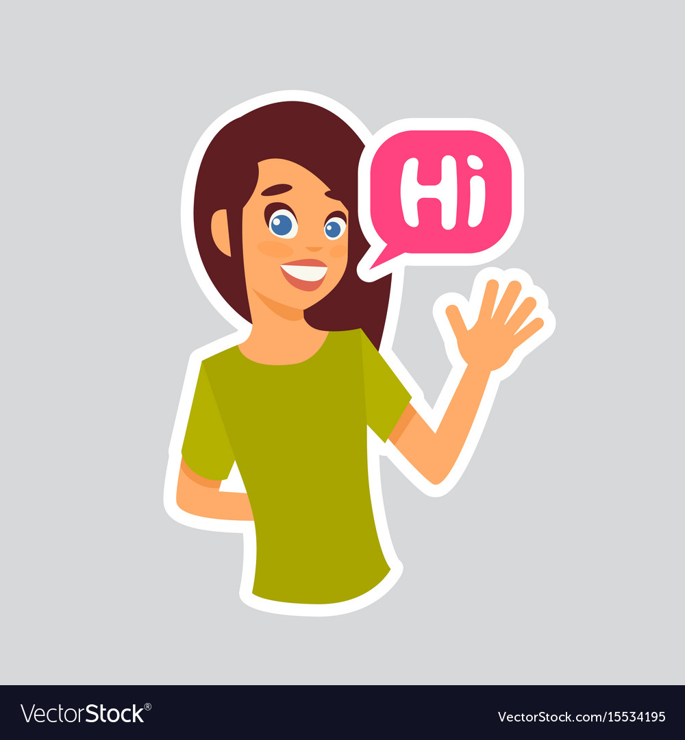 Hi Stickers - Free communications Stickers