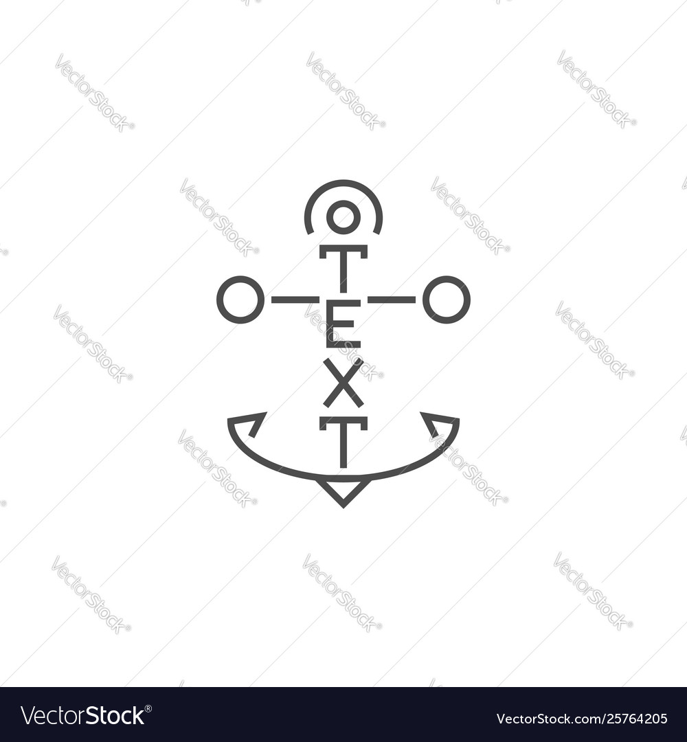 Anchor Textsymbol