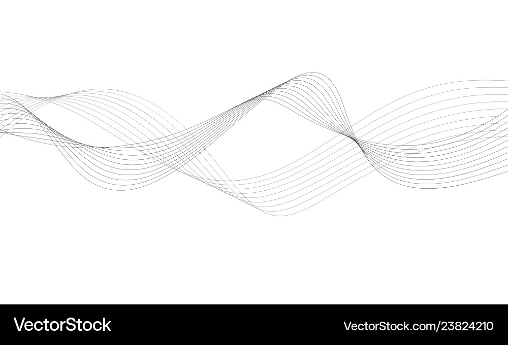 Abstract wave element for design digital Vector Image