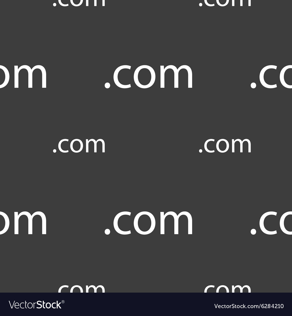 Domain com sign icon top-level internet