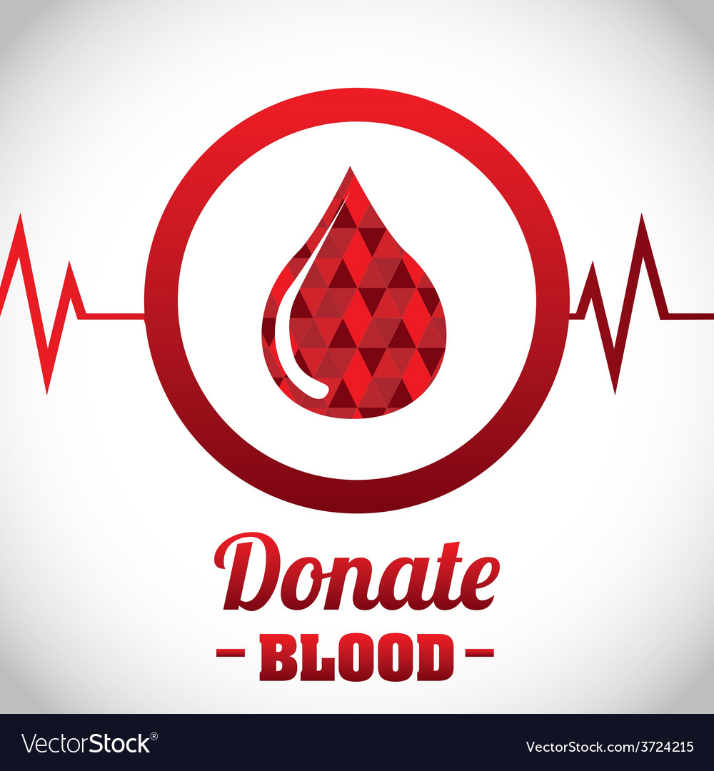 Donate blood Royalty Free Vector Image - VectorStock