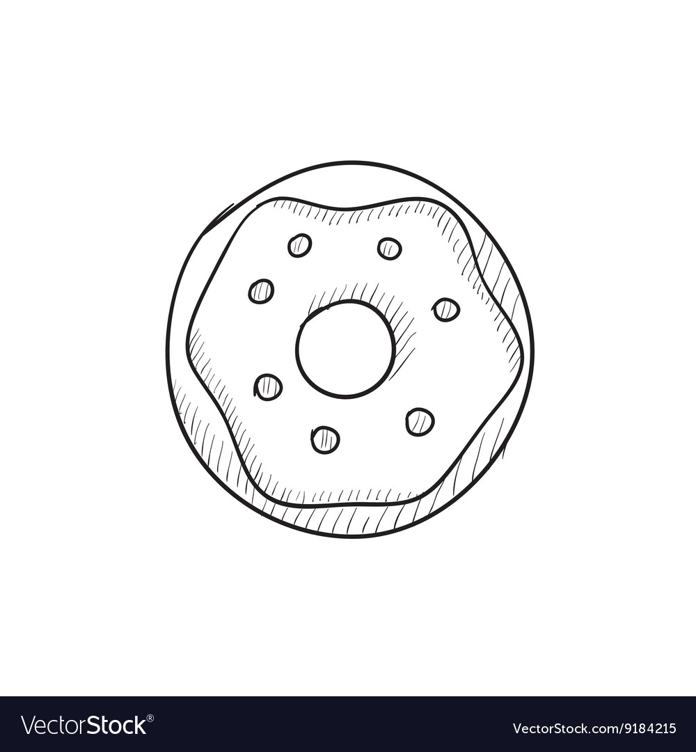 Doughnut Skizze Symbol