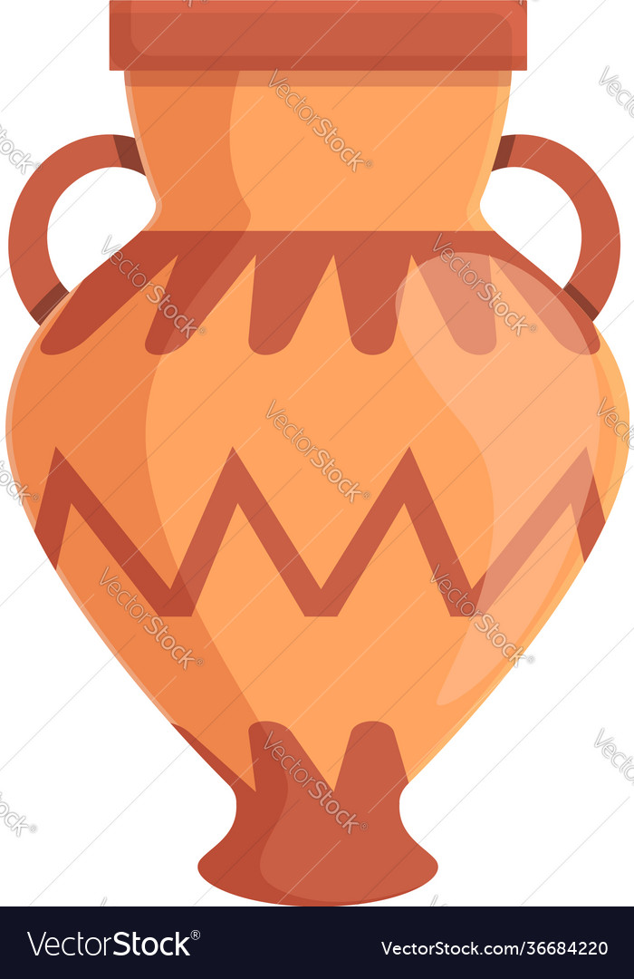 Amphora retro icon cartoon style Royalty Free Vector Image