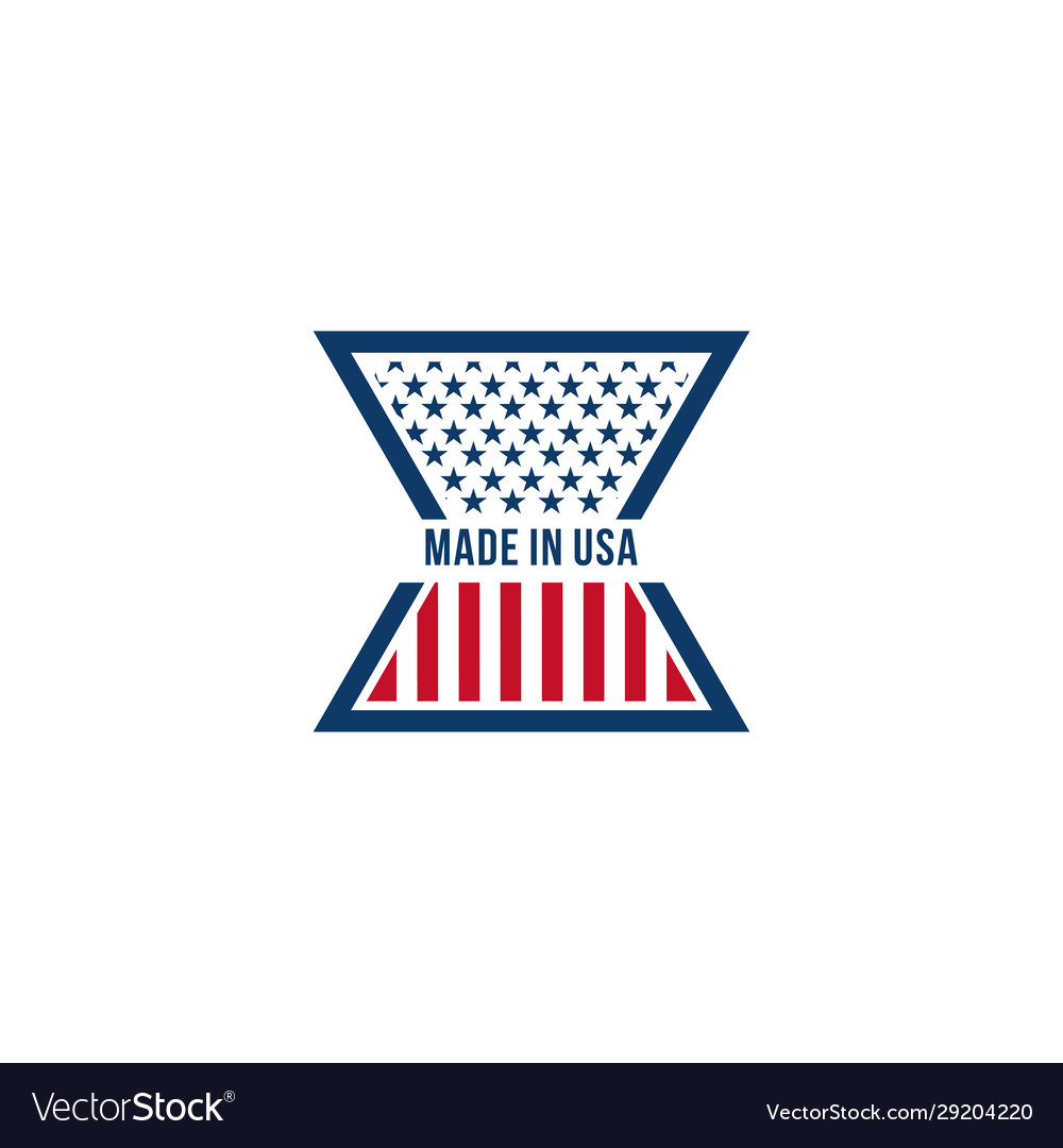 Creative logo design concept american template