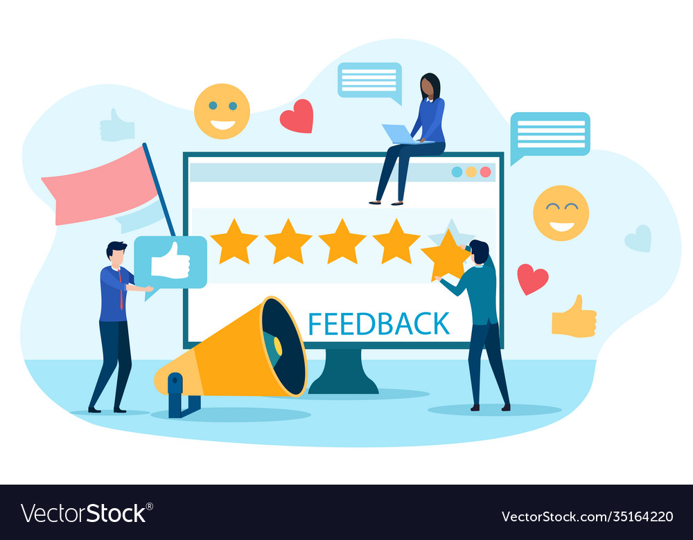 Feedback Concept Royalty Free Vector Image Vectorstock