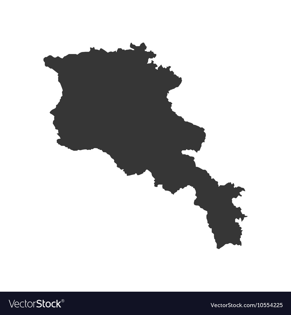 Armenia map Royalty Free Vector Image - VectorStock