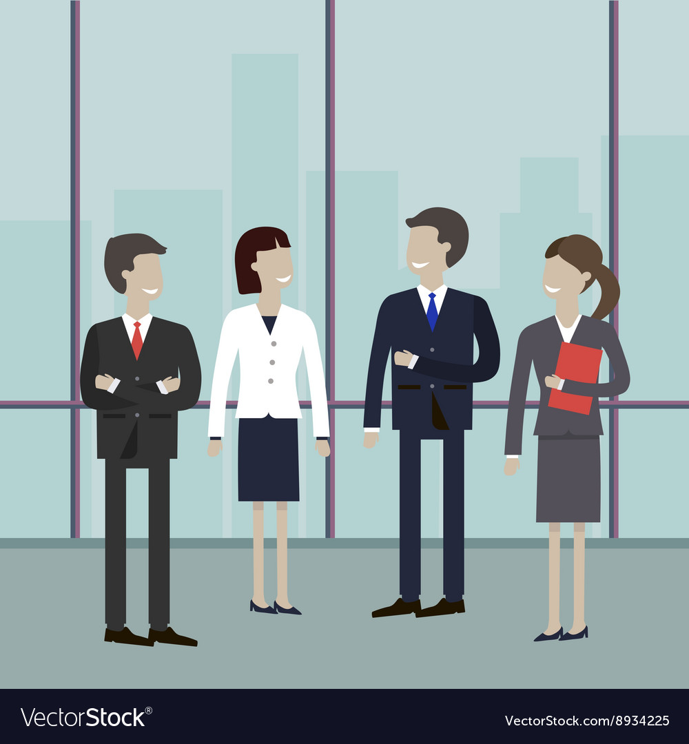 Business People Meeting Royalty Free Vector Image