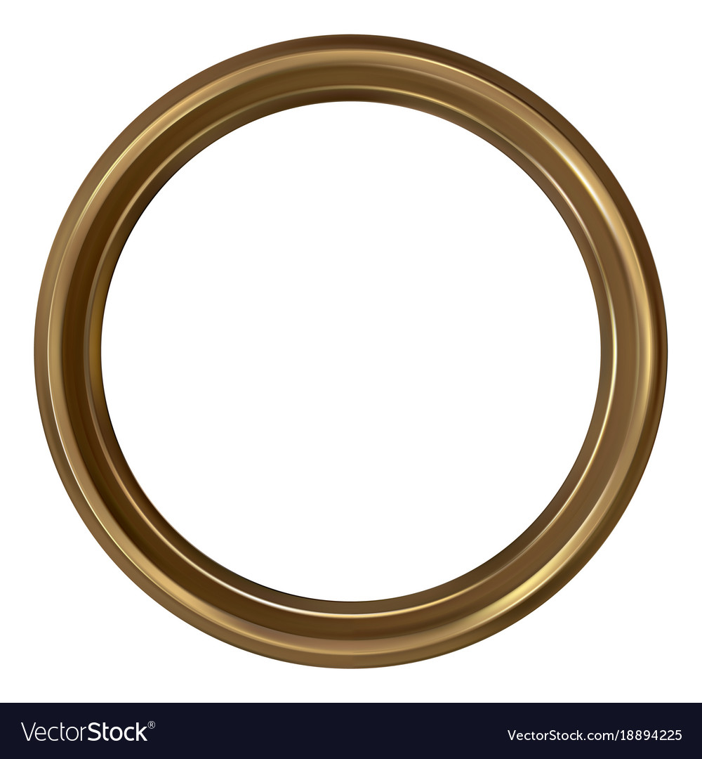Frame gold clip art Royalty Free Vector Image - VectorStock