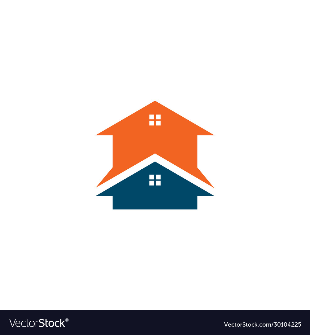 Home logo design template Royalty Free Vector Image