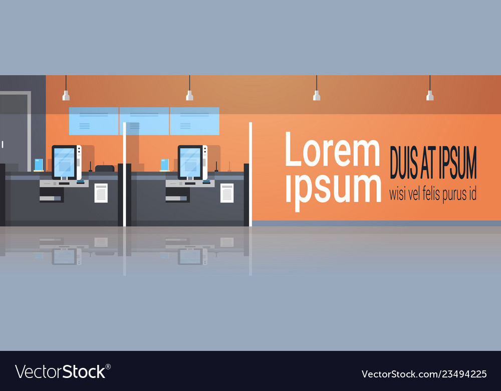Row Self Service Machines Payment Terminal Windows
