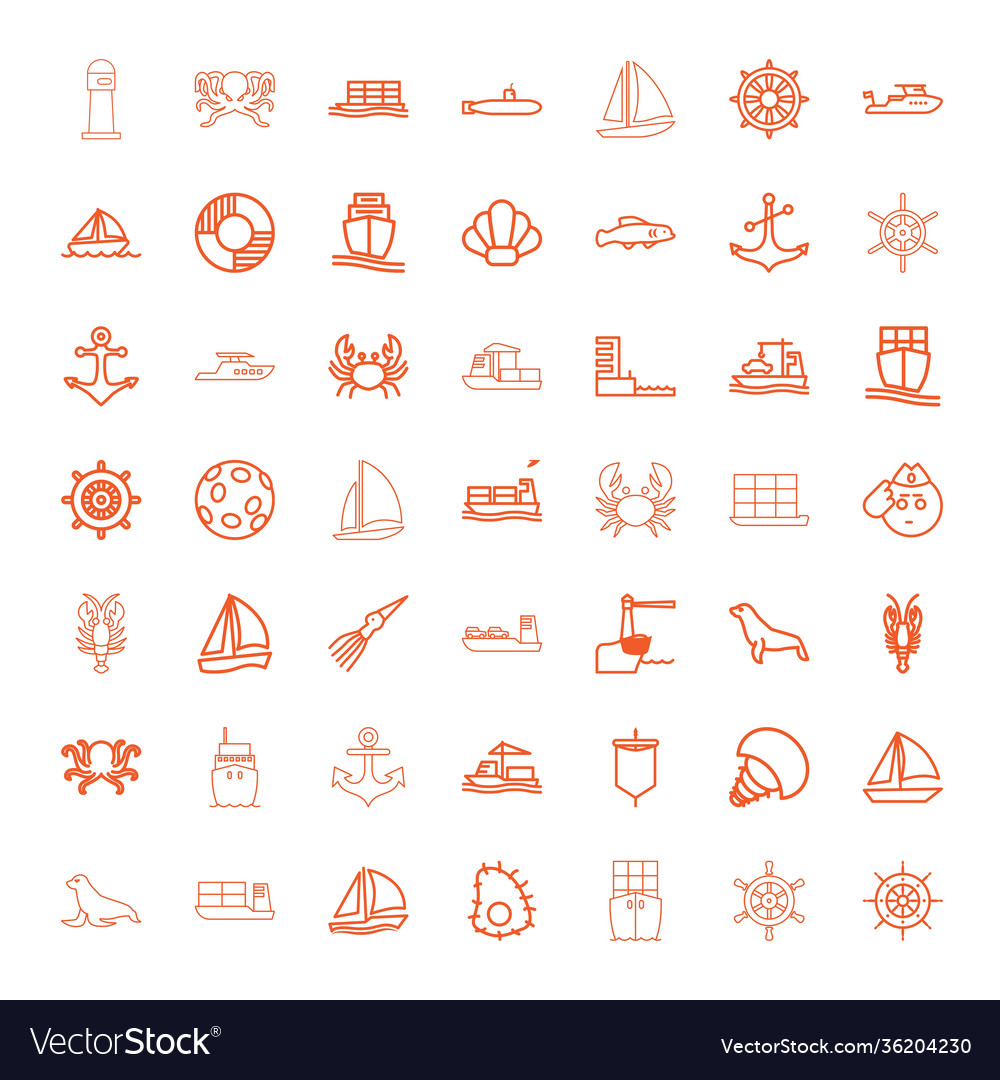 Marine icons