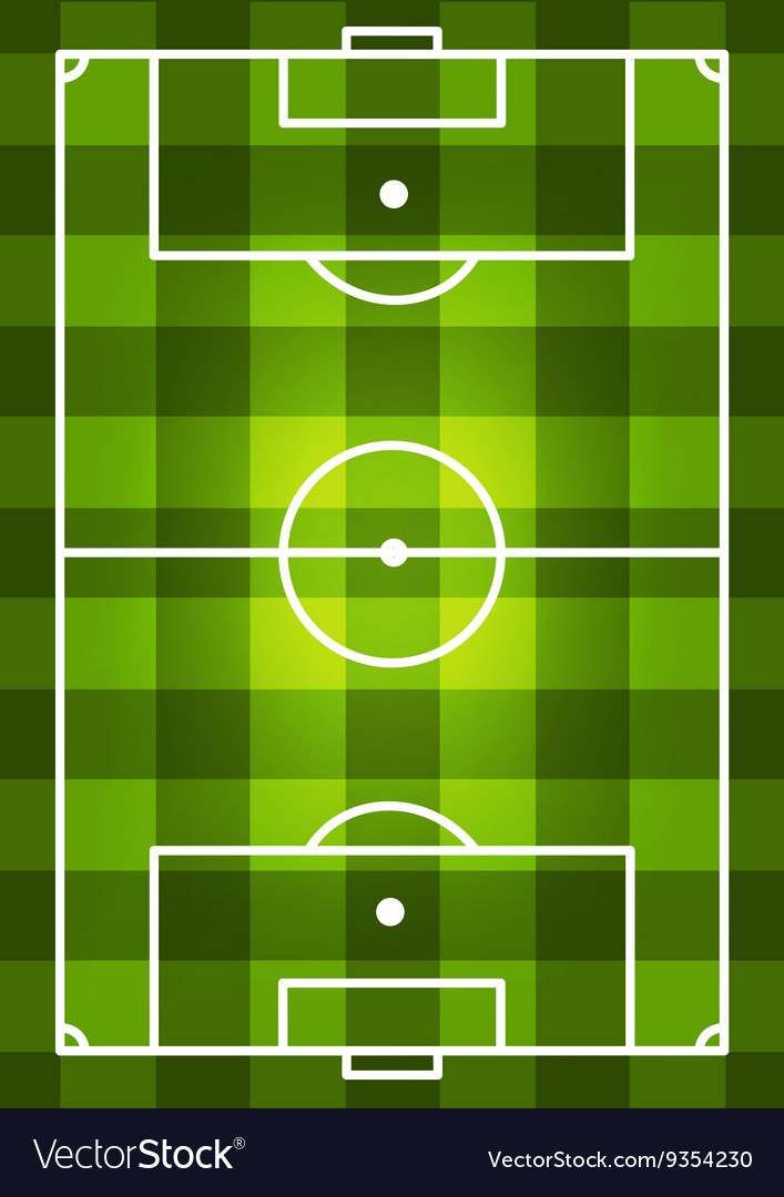 Soccer Field Background Royalty Free Vector Image