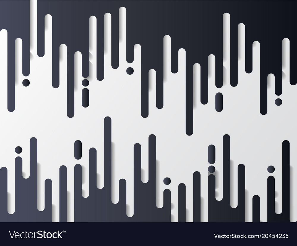 Abstract geometric rounded shapes flow of melting