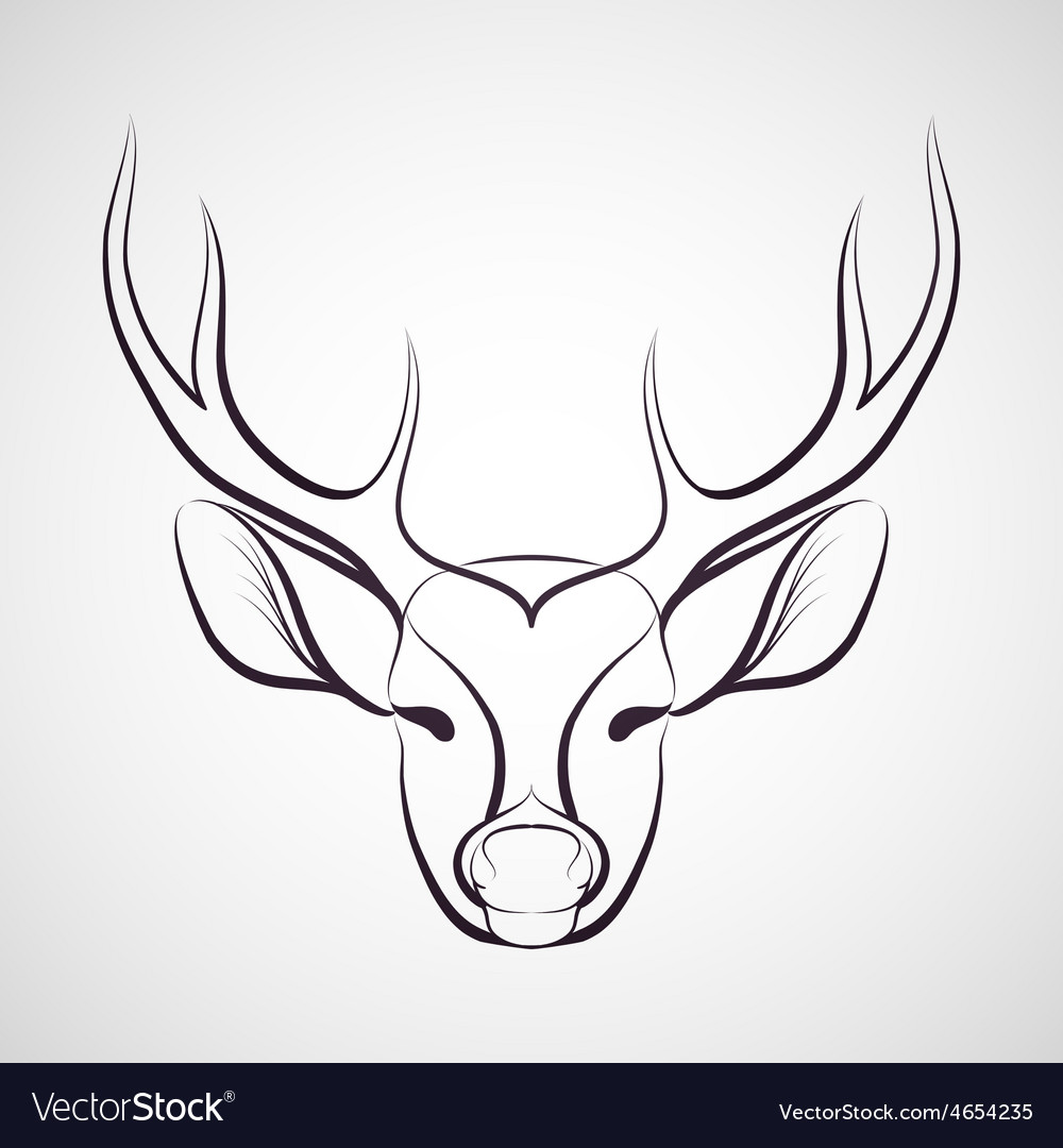 Deer Logo Royalty Free Vector Image - Vectorstock