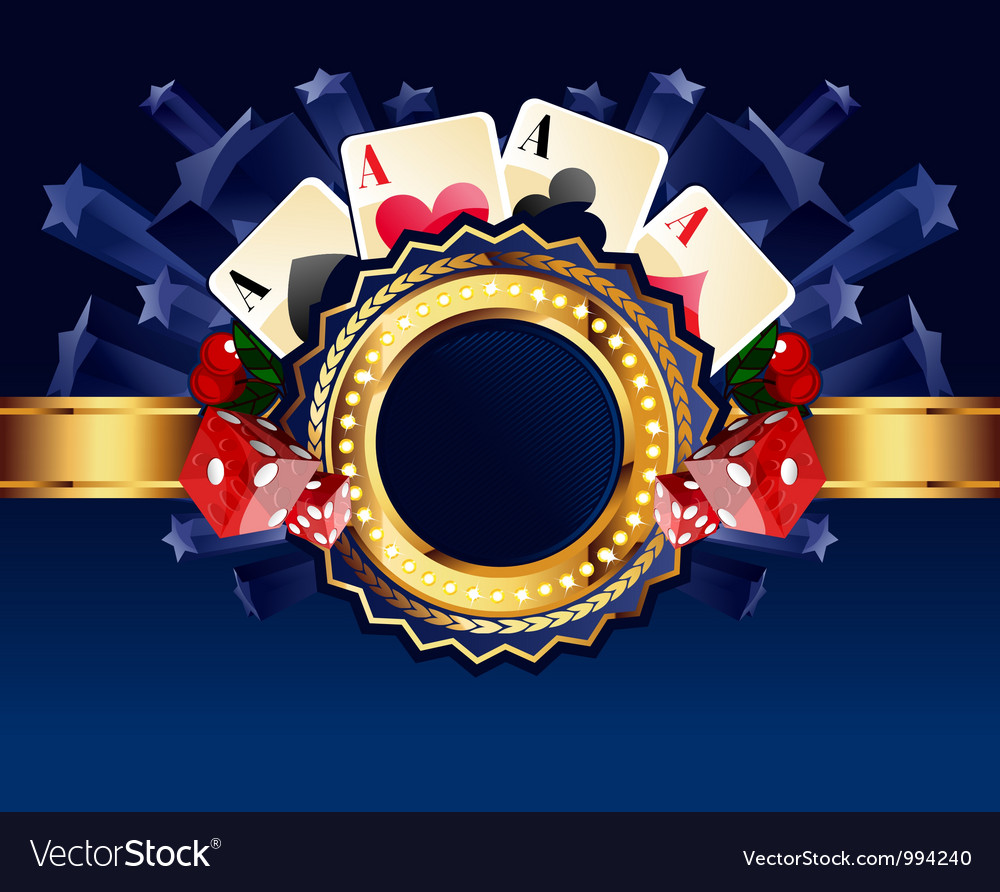 Casino Background Royalty Free Vector Image Vectorstock