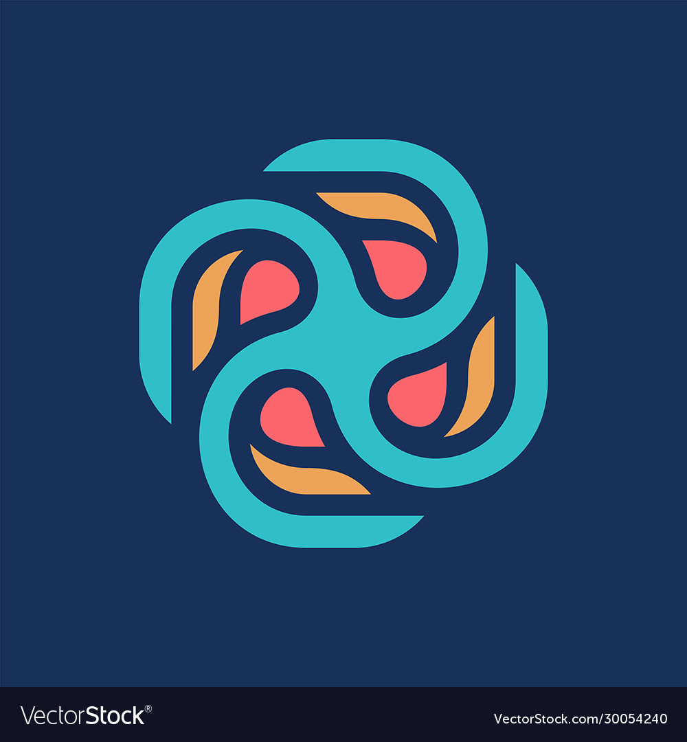 Colorful abstract logo