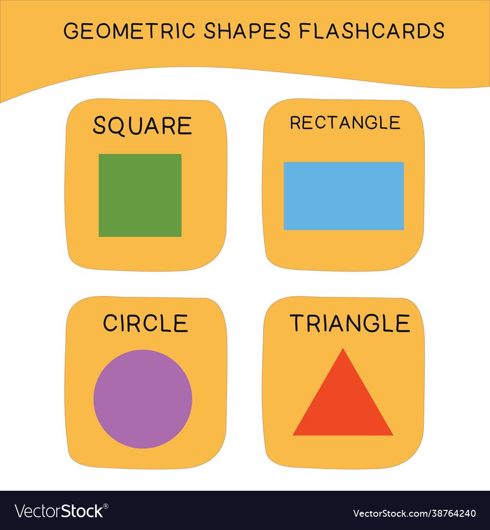 Flashcards - Colors and Geometric Shapes