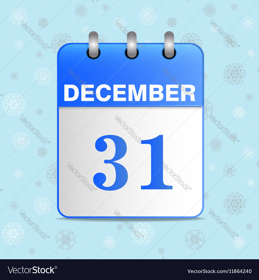 New-year calendar icon